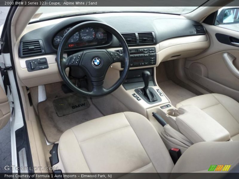 Alpine White / Sand 2000 BMW 3 Series 323i Coupe