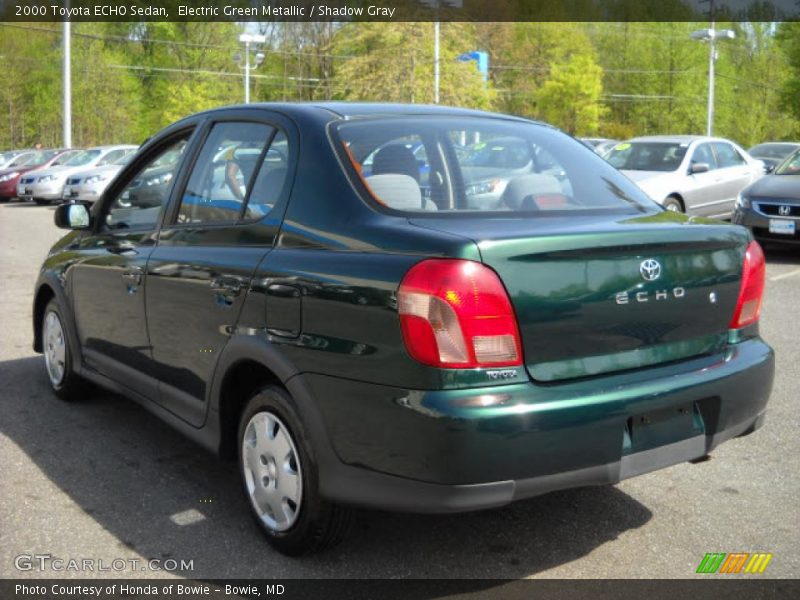 Electric Green Metallic / Shadow Gray 2000 Toyota ECHO Sedan