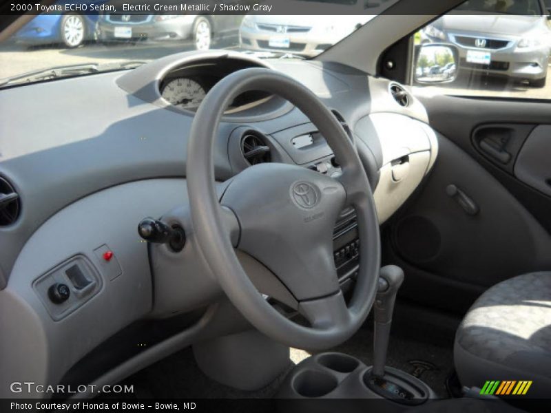 Electric Green Metallic / Shadow Gray 2000 Toyota ECHO Sedan