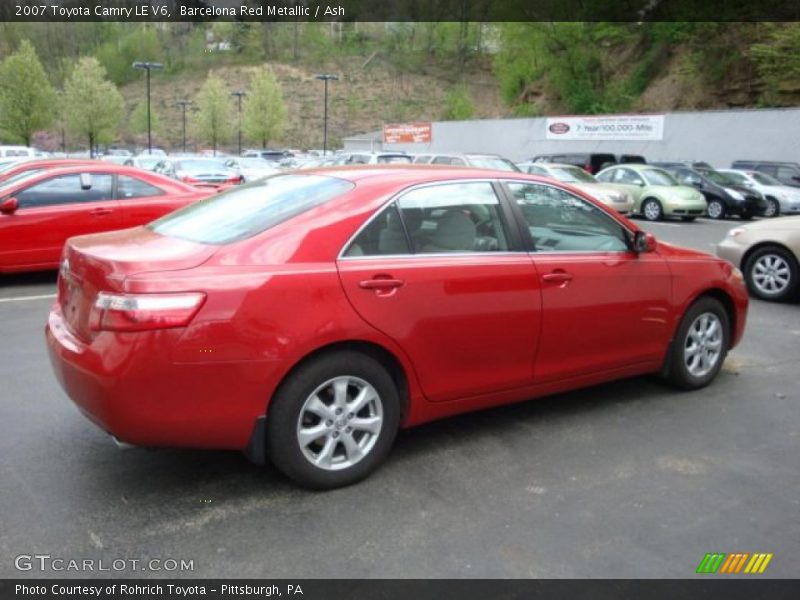 Barcelona Red Metallic / Ash 2007 Toyota Camry LE V6
