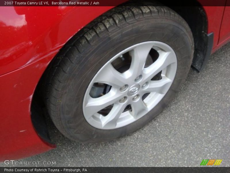 Barcelona Red Metallic / Ash 2007 Toyota Camry LE V6