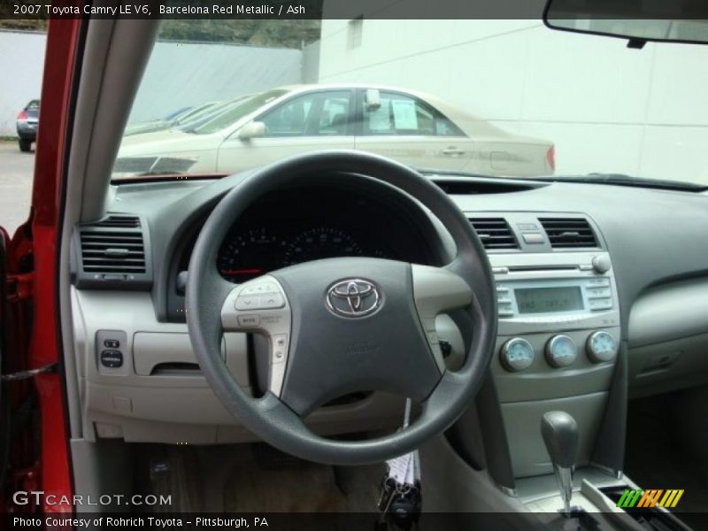 Barcelona Red Metallic / Ash 2007 Toyota Camry LE V6