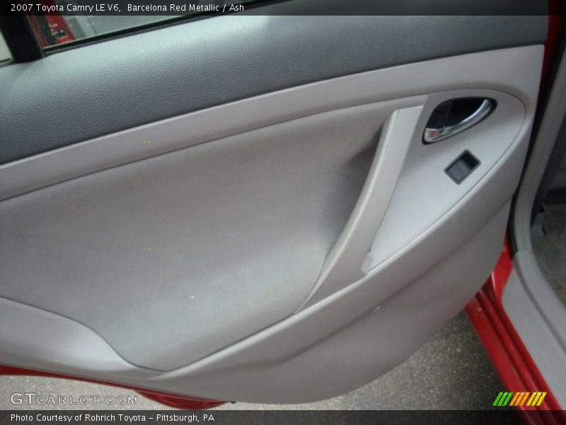 Barcelona Red Metallic / Ash 2007 Toyota Camry LE V6