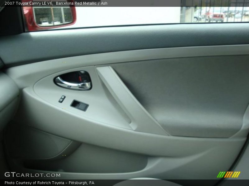 Barcelona Red Metallic / Ash 2007 Toyota Camry LE V6