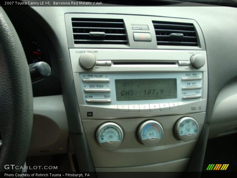 Barcelona Red Metallic / Ash 2007 Toyota Camry LE V6