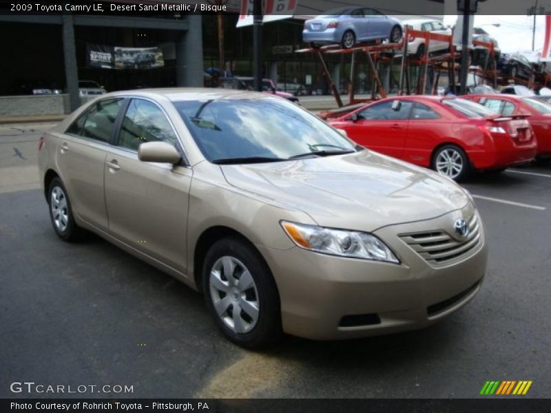 Desert Sand Metallic / Bisque 2009 Toyota Camry LE