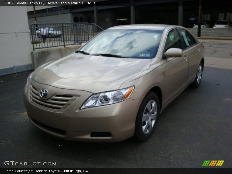 Desert Sand Metallic / Bisque 2009 Toyota Camry LE