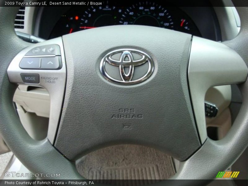 Desert Sand Metallic / Bisque 2009 Toyota Camry LE