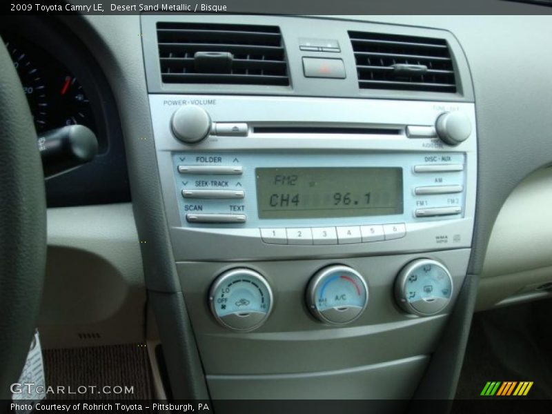 Desert Sand Metallic / Bisque 2009 Toyota Camry LE