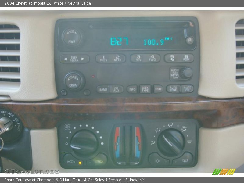 White / Neutral Beige 2004 Chevrolet Impala LS