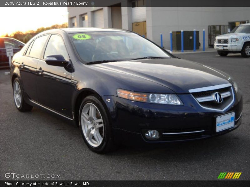 Royal Blue Pearl / Ebony 2008 Acura TL 3.2