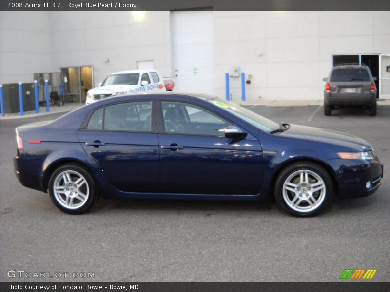 Royal Blue Pearl / Ebony 2008 Acura TL 3.2