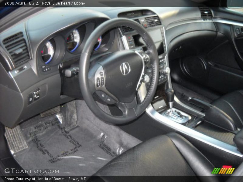Royal Blue Pearl / Ebony 2008 Acura TL 3.2