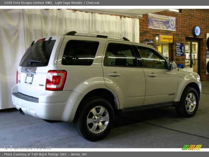 Light Sage Metallic / Charcoal 2008 Ford Escape Limited 4WD