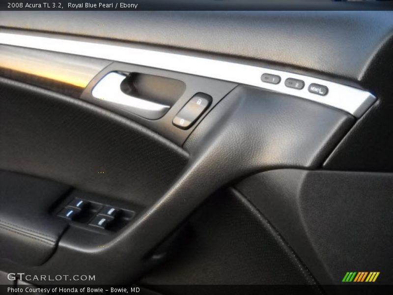 Royal Blue Pearl / Ebony 2008 Acura TL 3.2