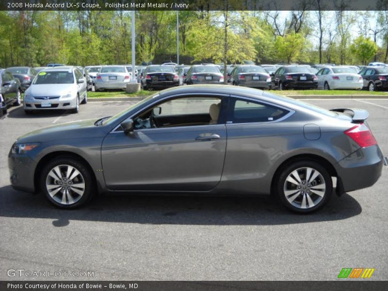 Polished Metal Metallic / Ivory 2008 Honda Accord LX-S Coupe