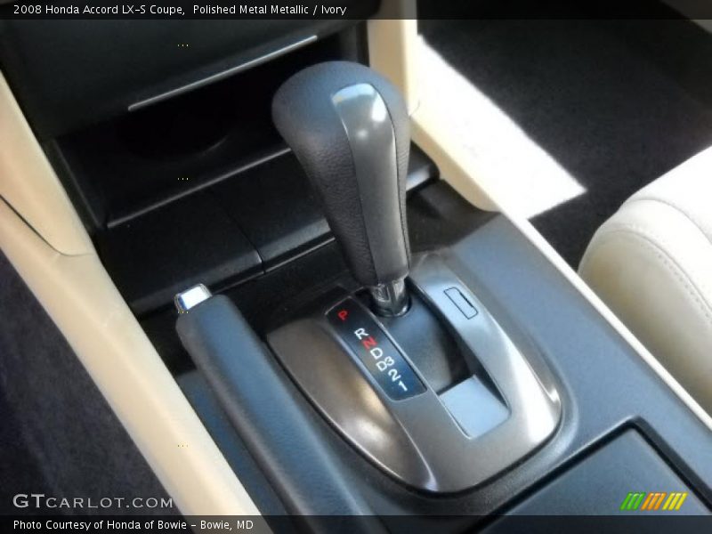 Polished Metal Metallic / Ivory 2008 Honda Accord LX-S Coupe
