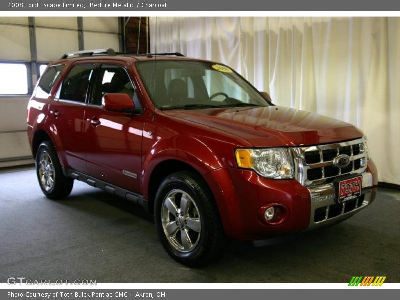 Redfire Metallic / Charcoal 2008 Ford Escape Limited