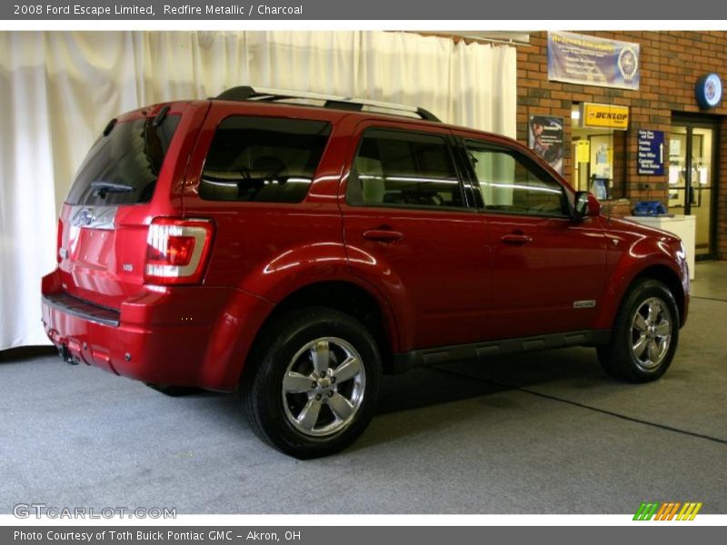 Redfire Metallic / Charcoal 2008 Ford Escape Limited