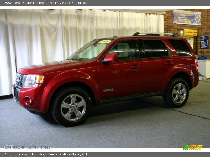 Redfire Metallic / Charcoal 2008 Ford Escape Limited