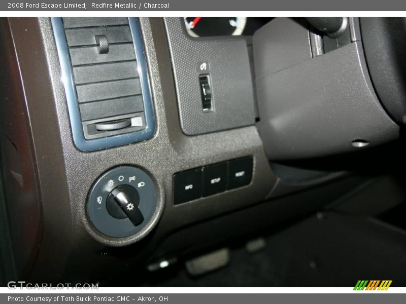 Redfire Metallic / Charcoal 2008 Ford Escape Limited