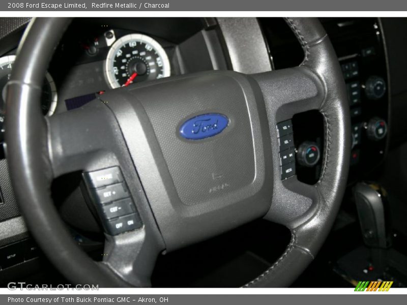 Redfire Metallic / Charcoal 2008 Ford Escape Limited
