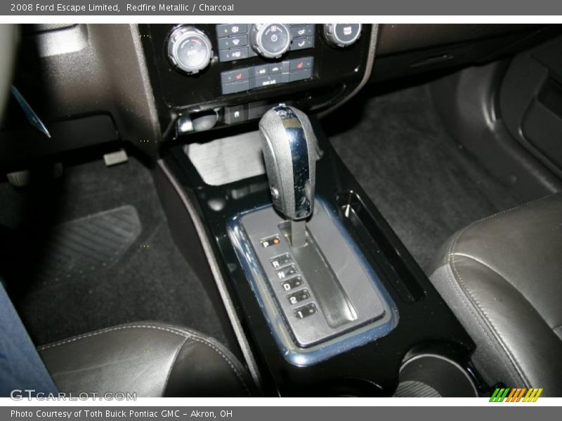 Redfire Metallic / Charcoal 2008 Ford Escape Limited