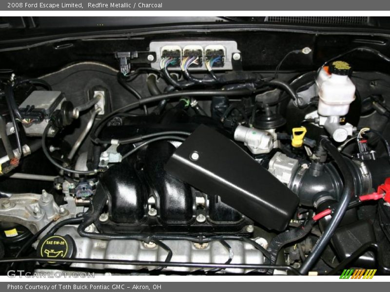 Redfire Metallic / Charcoal 2008 Ford Escape Limited