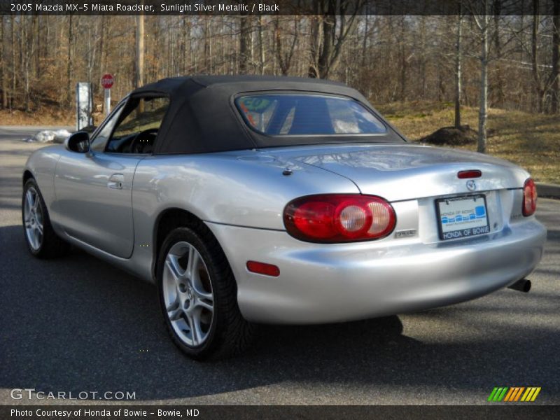Sunlight Silver Metallic / Black 2005 Mazda MX-5 Miata Roadster