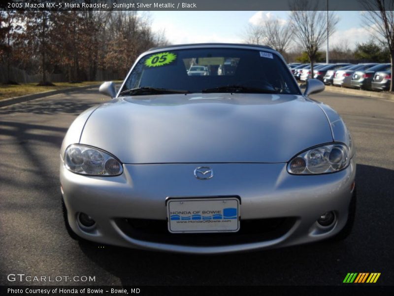 Sunlight Silver Metallic / Black 2005 Mazda MX-5 Miata Roadster
