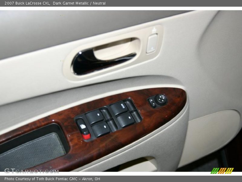 Dark Garnet Metallic / Neutral 2007 Buick LaCrosse CXL