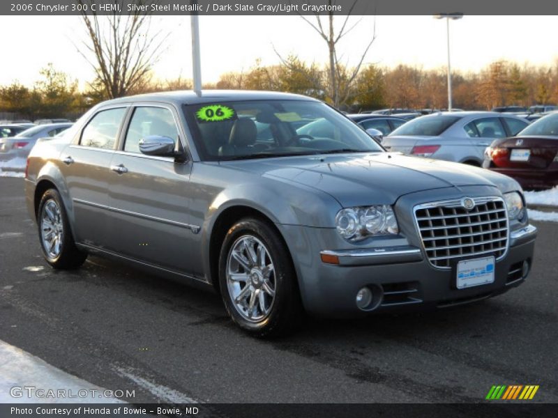 Silver Steel Metallic / Dark Slate Gray/Light Graystone 2006 Chrysler 300 C HEMI