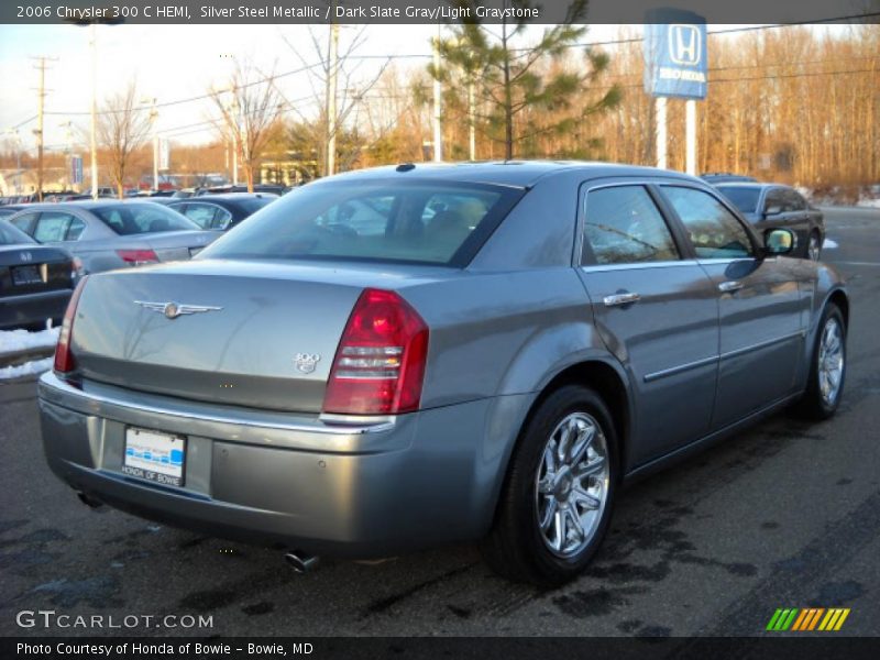 Silver Steel Metallic / Dark Slate Gray/Light Graystone 2006 Chrysler 300 C HEMI