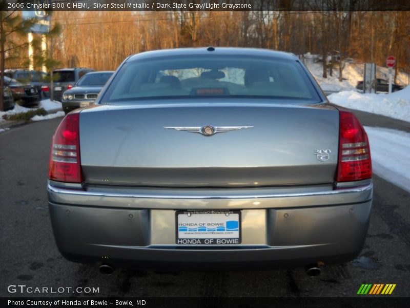 Silver Steel Metallic / Dark Slate Gray/Light Graystone 2006 Chrysler 300 C HEMI