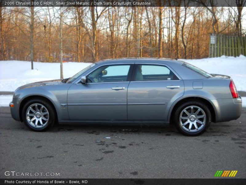 Silver Steel Metallic / Dark Slate Gray/Light Graystone 2006 Chrysler 300 C HEMI
