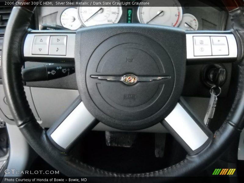 Silver Steel Metallic / Dark Slate Gray/Light Graystone 2006 Chrysler 300 C HEMI