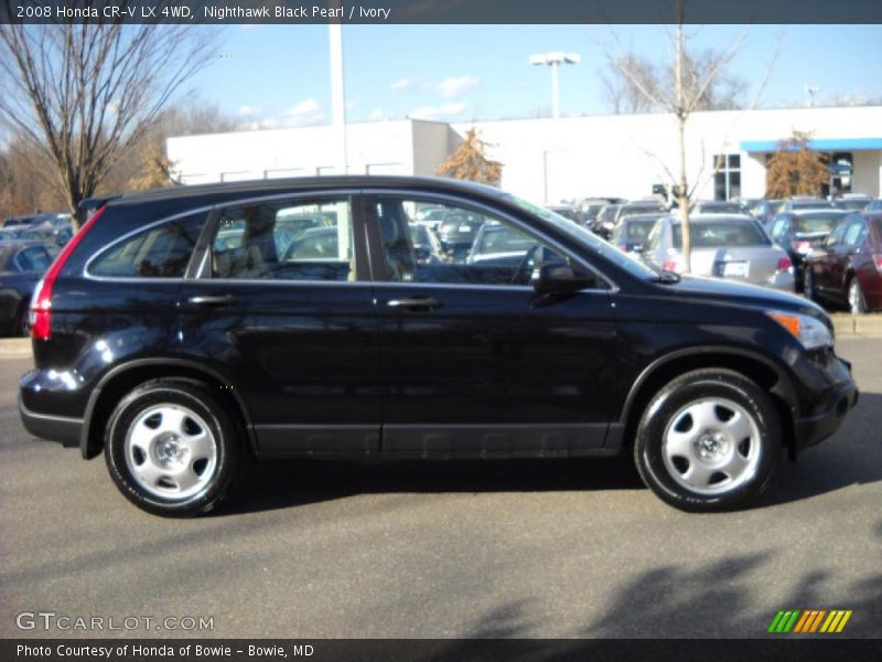 Nighthawk Black Pearl / Ivory 2008 Honda CR-V LX 4WD