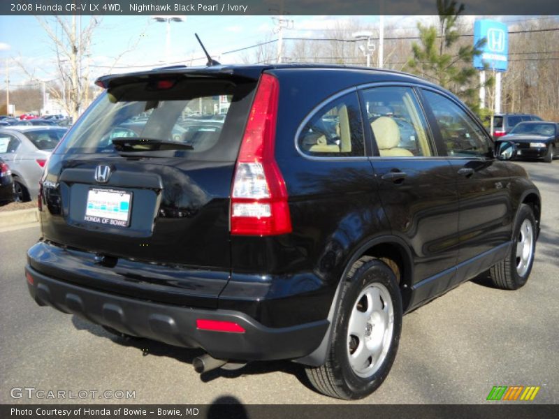 Nighthawk Black Pearl / Ivory 2008 Honda CR-V LX 4WD