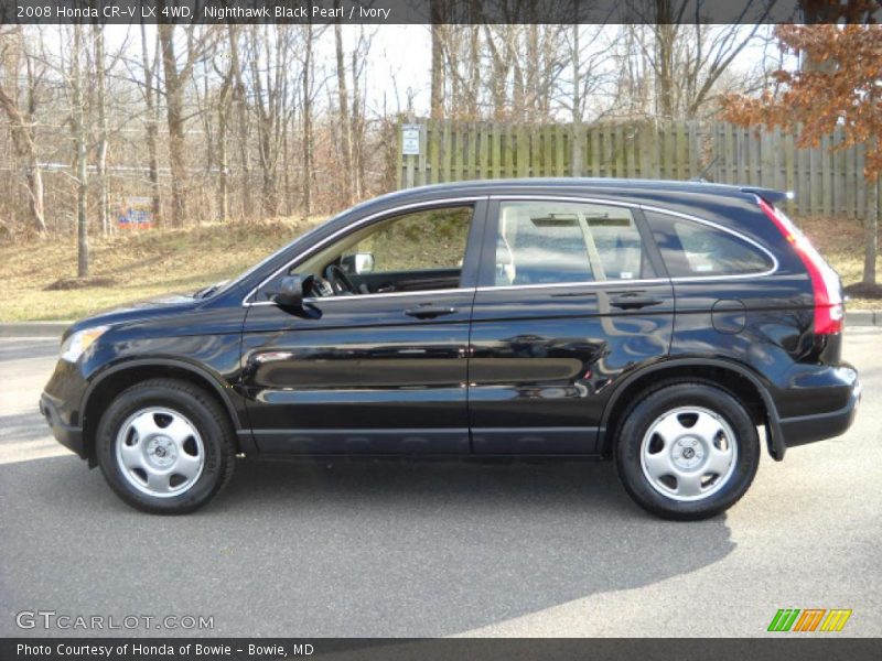 Nighthawk Black Pearl / Ivory 2008 Honda CR-V LX 4WD