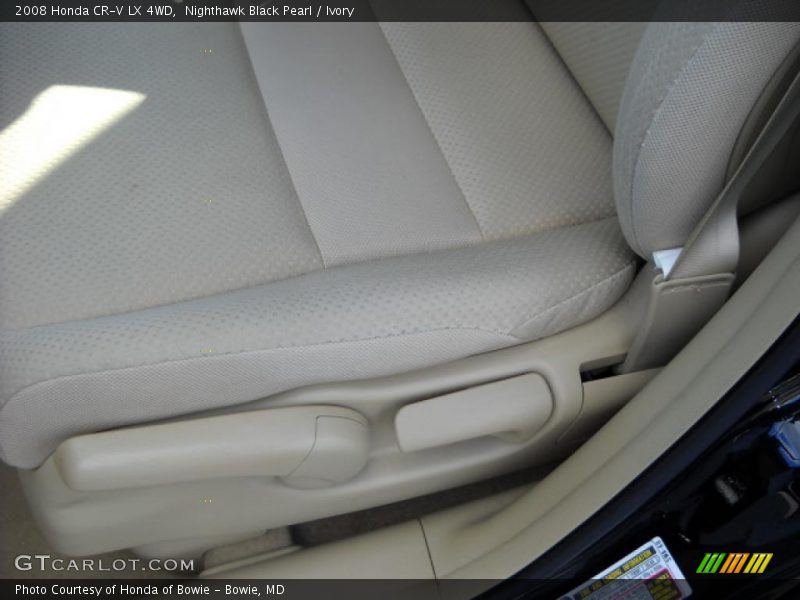 Nighthawk Black Pearl / Ivory 2008 Honda CR-V LX 4WD