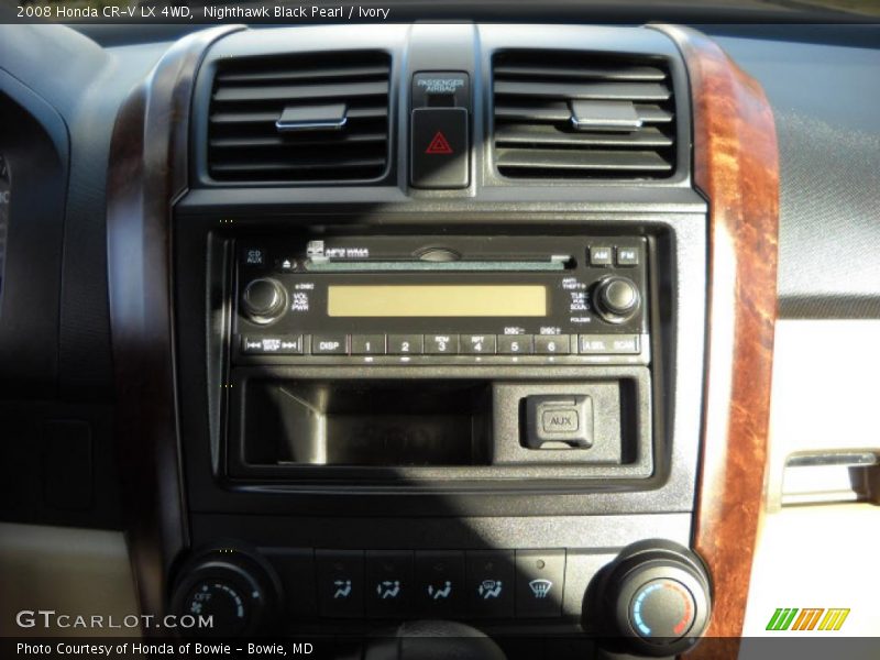 Nighthawk Black Pearl / Ivory 2008 Honda CR-V LX 4WD