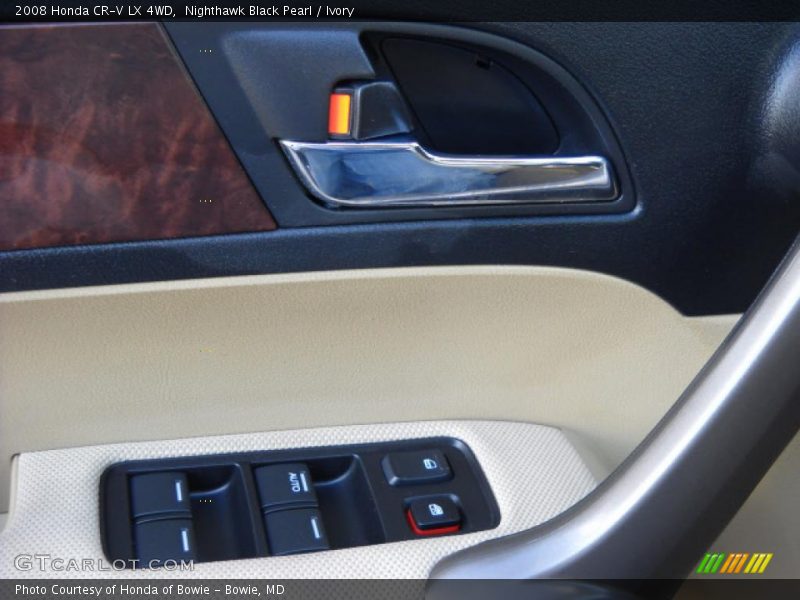 Nighthawk Black Pearl / Ivory 2008 Honda CR-V LX 4WD