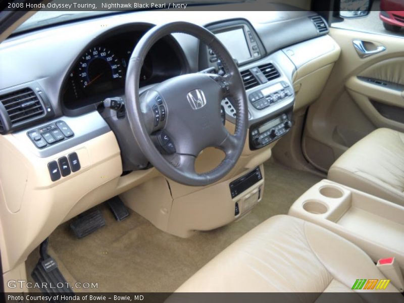 Nighthawk Black Pearl / Ivory 2008 Honda Odyssey Touring