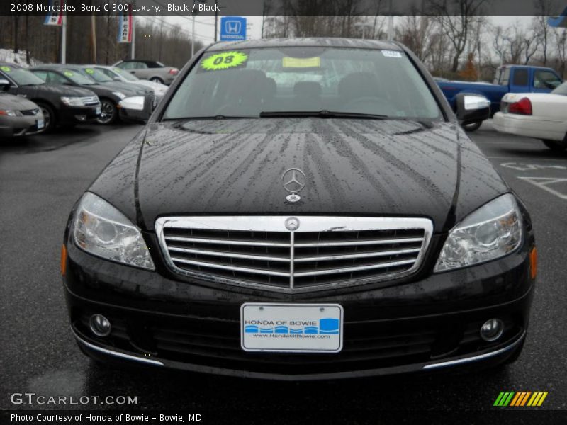 Black / Black 2008 Mercedes-Benz C 300 Luxury