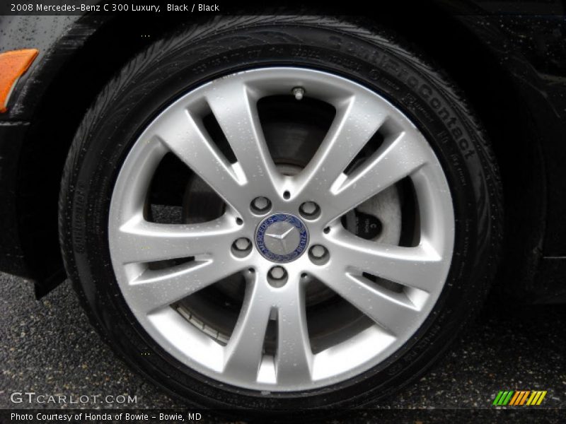 Black / Black 2008 Mercedes-Benz C 300 Luxury