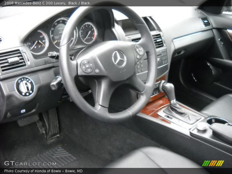 Black / Black 2008 Mercedes-Benz C 300 Luxury