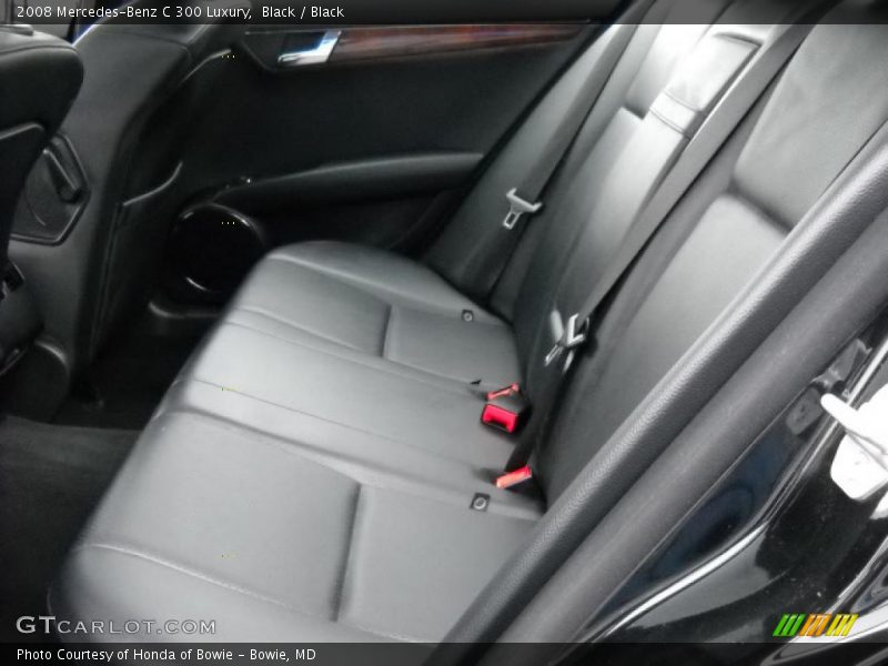 Black / Black 2008 Mercedes-Benz C 300 Luxury