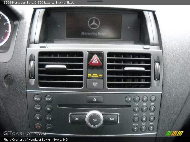 Black / Black 2008 Mercedes-Benz C 300 Luxury