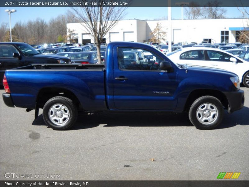 Indigo Ink Pearl / Graphite Gray 2007 Toyota Tacoma Regular Cab