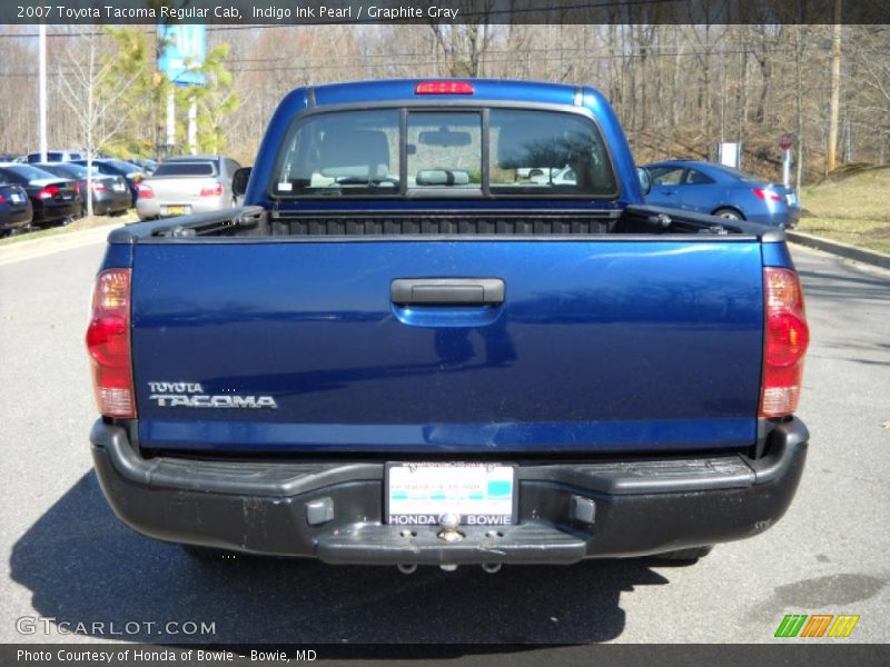 Indigo Ink Pearl / Graphite Gray 2007 Toyota Tacoma Regular Cab